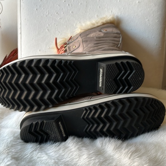 Sorel Tofino Winter Boots Omega Taupe Paradox Pink Women’s NWOT - Picture 13 of 15